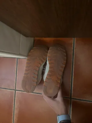 Deportivas New Balance Beige/Blanco