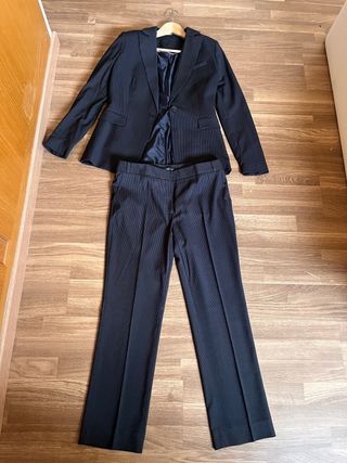 Traje de chaqueta Mujer de Mango negro