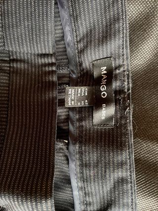 Traje de chaqueta Mujer de Mango negro