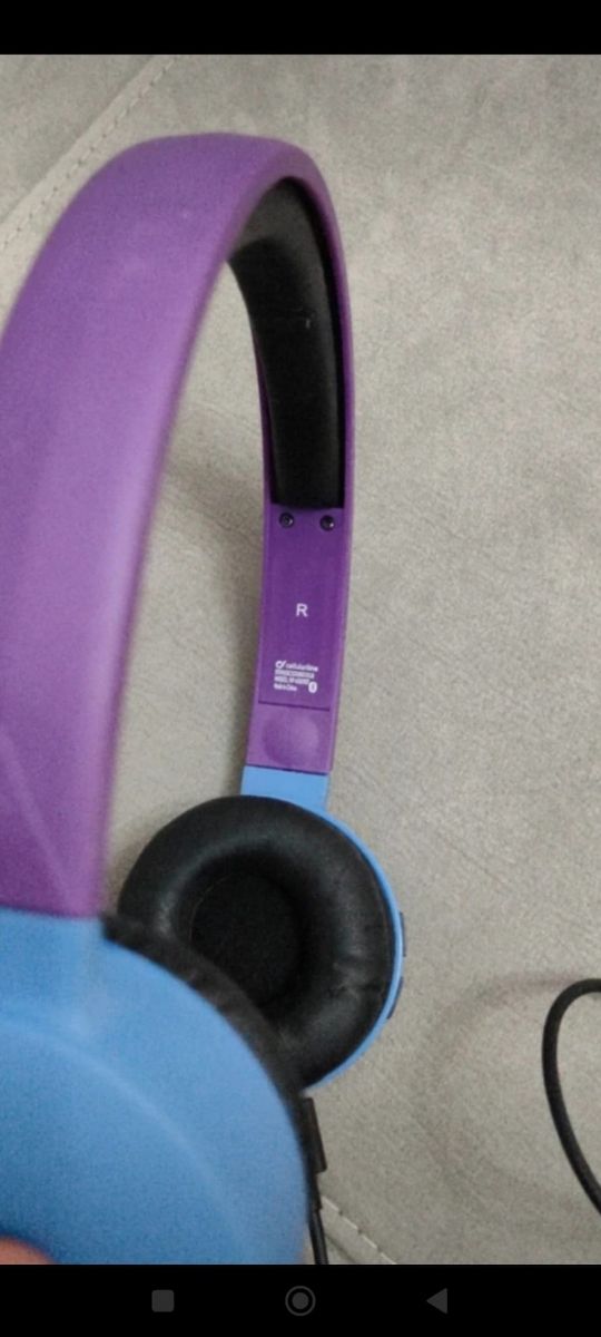 Cuffie Bluetooth Wireless Blu e Viola