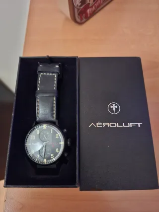 Reloj Aeroluft.  Cuarzo ,movimiento japonés.