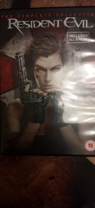 Saga Resident Evil Completa DVD (Inglés)