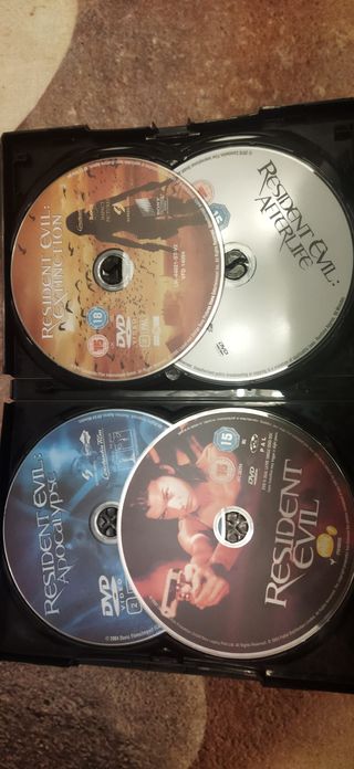 Saga Resident Evil Completa DVD (Inglés)