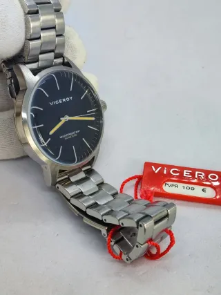 Reloj Viceroy Beat Hombre Negro/Plata