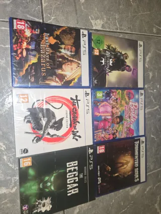 Lote 6 Juegos PS5: Aeterna, Barbie, Tormented, Laz