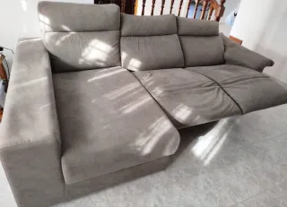 Sofá cheslong electrico