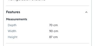 Mesa Fría Acero Inoxidable