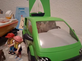 Playmobil 4144 Coche y Barco con Accesorios