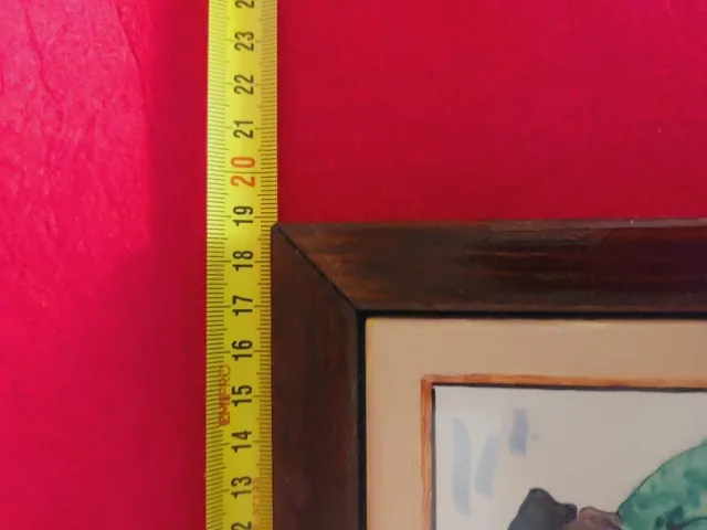 Cuadro antiguo de azulejo artesanal oficios pesca