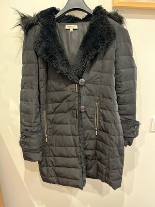 Abrigo plumífero Morgan negro talla s