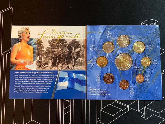 Finlandia 2007 Euroset Cartera Oficial BU