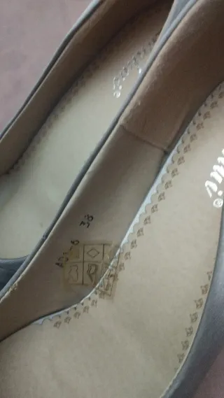 Zapatos de vestir Dunhai grises talla 38