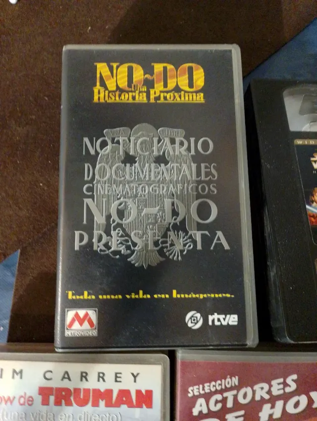 Lote 4 Películas VHS: Star Wars, Truman Show, Pilo