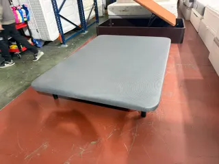 Base tapizada y colchón Flex Nube 135x180