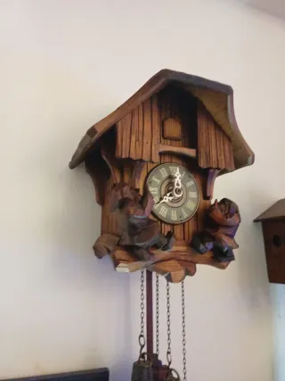 Orologio con cucù in legno (rarissimo)