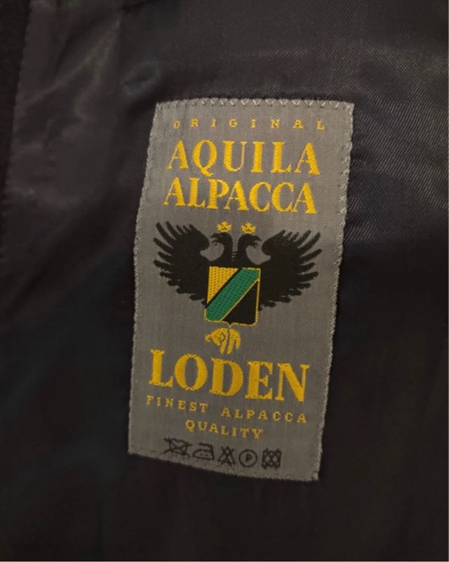 Abrigo Loden Negro Caballero