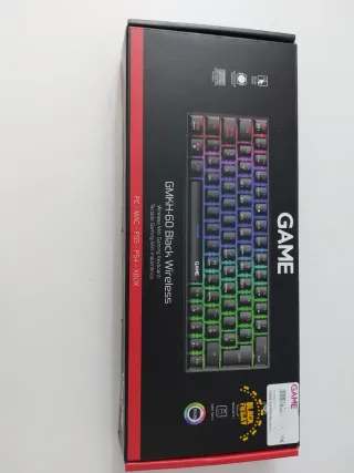 Teclado GMKH60 Black Wireless RGB