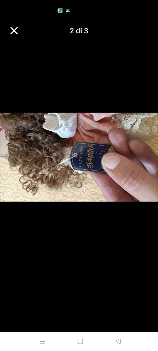 Bambola in porcellana Capodimonte