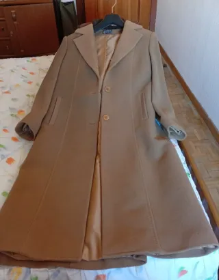 Abrigo paño lana y Cachemira Talla M