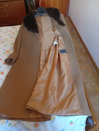 Abrigo paño lana y Cachemira Talla M