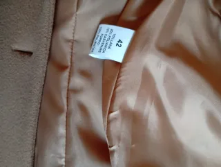 Abrigo paño lana y Cachemira Talla M