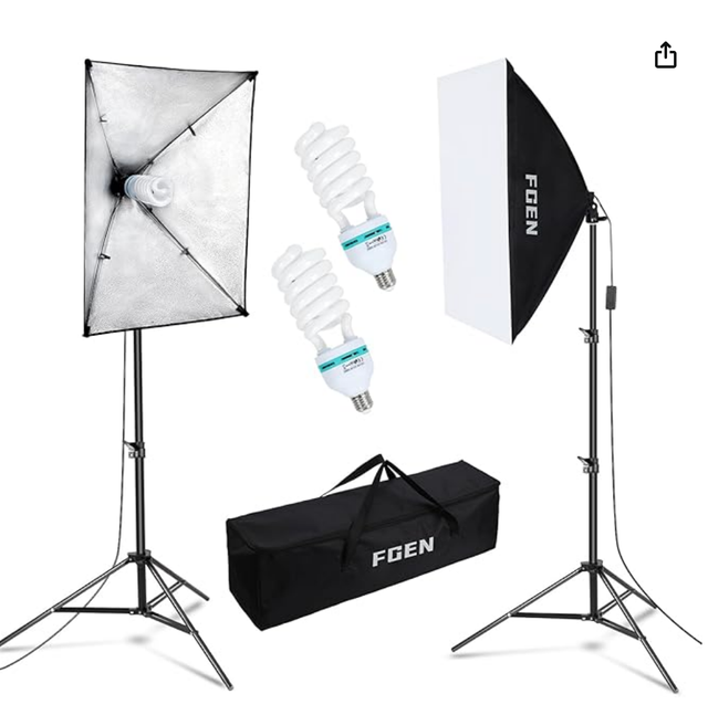 Kit Softbox Fgen Estúdio Fotográfico