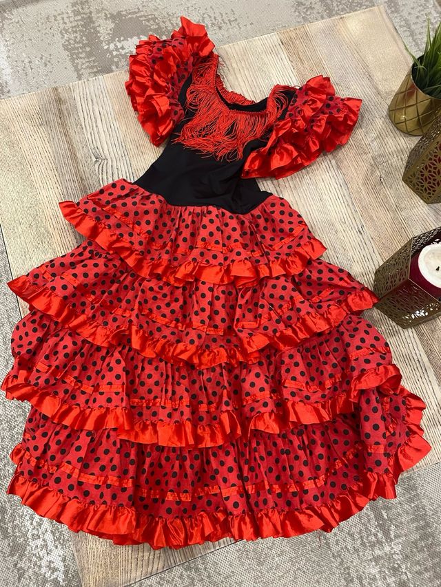 Disfraz Flamenca Niña 10-12 Años