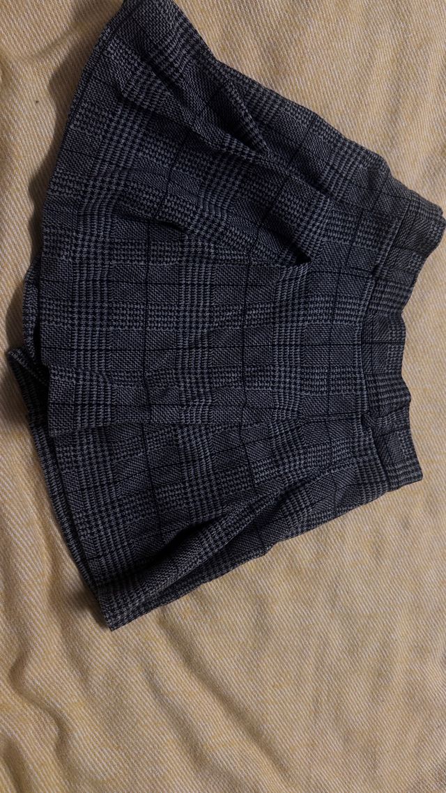 Pantalón corto de cuadros