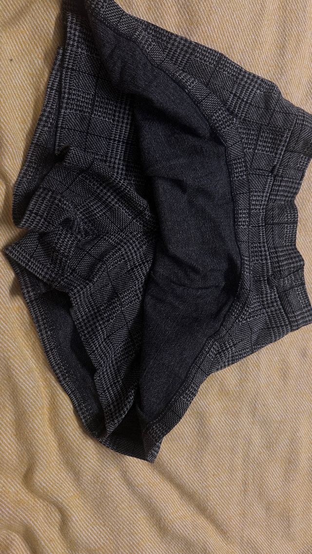 Pantalón corto de cuadros