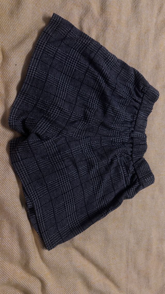 Pantalón corto de cuadros