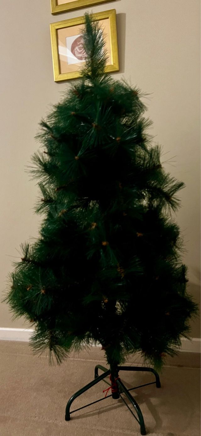 Árbol de Navidad artificial verde