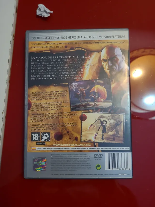 God of War Platinum PS2