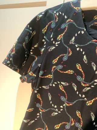 Vestido Bimba y Lola estampado serpientes