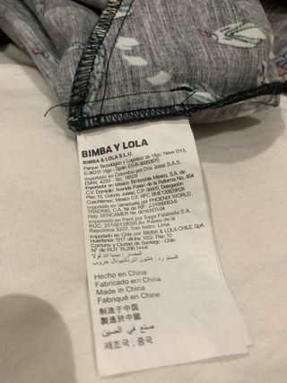 Vestido Bimba y Lola estampado serpientes