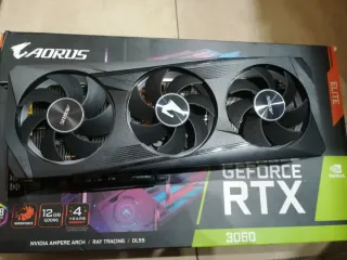 Tarjeta Gráfica RTX 3060 Aorus 12GB GDDR6