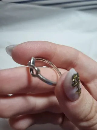 Anillo Infinito Plata con Circonitas