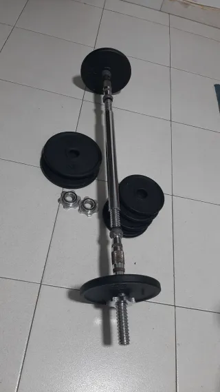 Manubri regolabili con barra