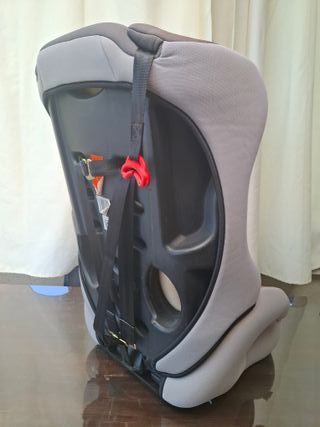 Silla coche bebé Babyauto gris y roja