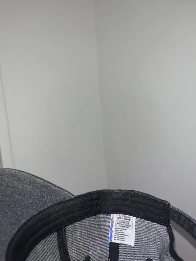 Gorra Carhartt Jeans Negra Marrón