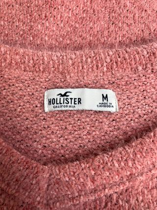 Jersey Hollister Rosa Talla M