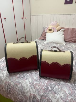 Neceser Maletín Hecho a Mano Único en piel