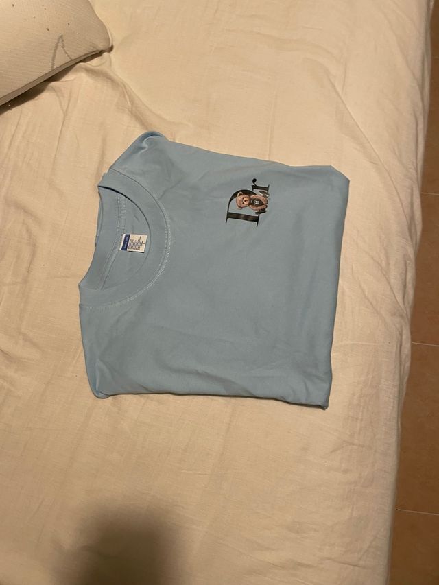 Camiseta Dior azul con estampado
