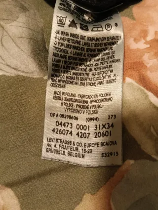 Pantalón vaquero Levi's negro