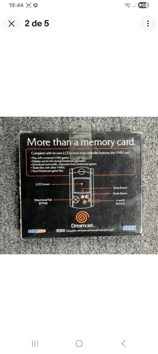 Dreamcast Visual Memory Unit (VMU) Verde