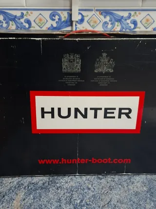 Botas de agua rojas Hunter