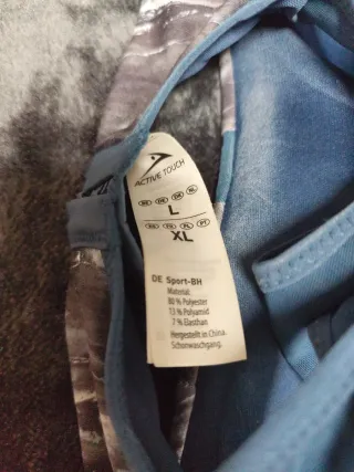 Sujetador deportivo Talla XL