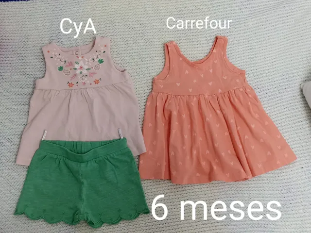 Lote 2 conjuntos bebé 6 meses