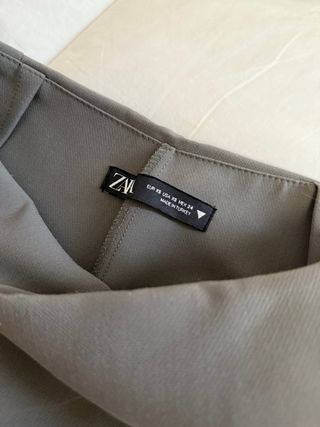 Falda pantalón Zara gris