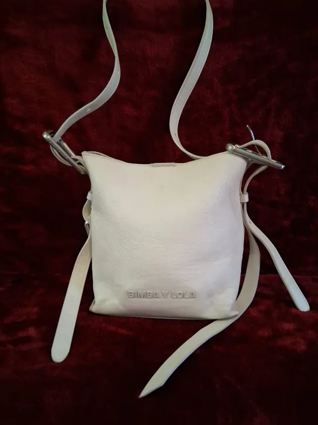 Bolso Bimba y Lola Blanco y Plateado