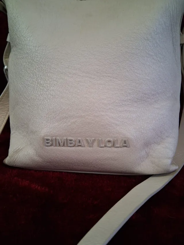 Bolso Bimba y Lola Blanco y Plateado